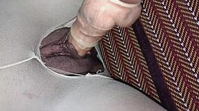 schoolgirl pantyhose torn for close fun