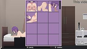 Come sneak a peek at cute big titted reaper giving sloppy titty fuck blowjob in room