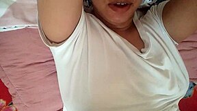 watch me masturbate my tight pussy alone in homemade amateur video while begging for wrecking