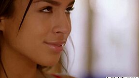 vixen busty curvy babes oil up ride giant cock doggystyle creampie threesome