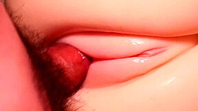 Ram that thick cock deep into her shaved pink pussy hole right now