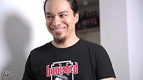 my buddy's petite latina girlfriend cindy luna begs for our double penetration with big cocks bareback