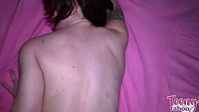 Jenna Fallz fucks stepdad Seth Brogan with nice tits bouncing wildly