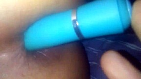 69 Slut Shoves Toy Up Ass While Sucking Cock