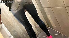 desperate housewife pees jeans then blows cock after ass pee play