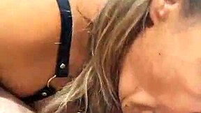 larissa lovebomb gags on old mans throbbing cock with huge tits bouncing