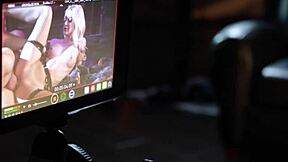 Busty blonde milf alix lynx spreads legs for deep pussy missionary cumshot