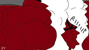 Wendy experiences intense muscle growth transformation