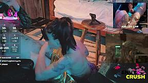 Gamer Girl Teases Cock In Kitty Bikini