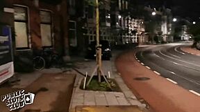 amsterdam bushes turn into hardcore public whore club with wild dancing sluts fucked hard
