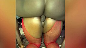 Noel Queen Takes Massive Cock in Creamy Pussy Fan Fuck Bent Over Anal Style