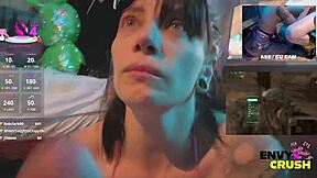 Gamer Girl Teases Cock In Kitty Bikini