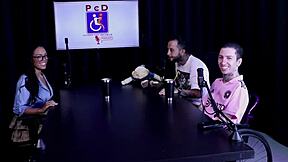 damn that hot morena alice vasconcelos sensually strips showin her huge gorgeous tits after sayin she turns bi when her ass fulla booze on sheer red