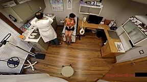 doctor tampa intensely examines yesenia sparkles small tits physical