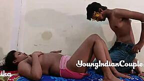 Desi Indian Young Wild Thing Gets Hardcore Pussy Pounding Hindi Style