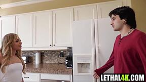 Petite babysitter aria valencia big ass blowjob fucked hardcore by ricky spanish pov taboo