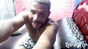 Skinny Brazilian Prostitute Sucks on Webcam Call