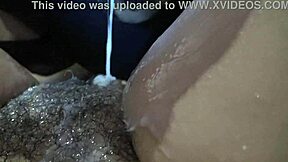 watch this cuckold hubby share his mature wife for black creampie cleanup