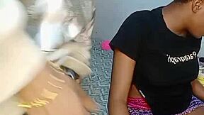 African Teen Sloppy Deepthroat Blowjob Facial Cum Explosion