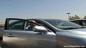 Hey blonde married milf just picked up in store can't resist riding stranger's massive bbc deep