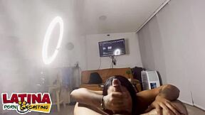 big booty latina slut in porn casting handles first massive bwc