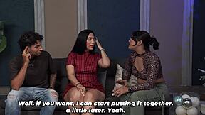 merry christmas sneaking behind girlfriend to fuck her hot colombian mom raw