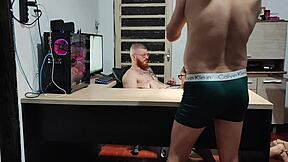 backstage bareback hardcore fuck with big ass tattooed squirter no holds barred