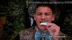 Tea Party Fantasy Ignites Wild Foursome Orgy with Teens