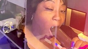 i deepthroat your thick black cock until i swallow every hot cum drop