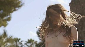 petite russian centerfold kate chromia hairy pussy bikini strip outdoor