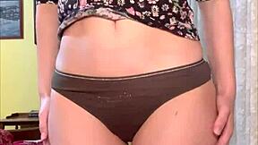 omg this cute petite shaved teen slut fingers her wet pussy then dildo fucks moaning hard!