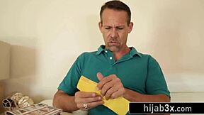 Think this hijab black babe really needs that old American citizenship fuck?