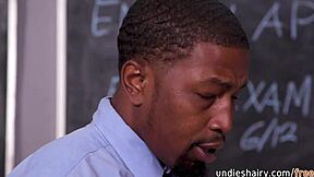 Naughty pigtailed Reese seduces teacher Isiah's gigantic BBC