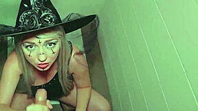 i couldn't resist fucking busty halloween witch miriam prado's wet pussy