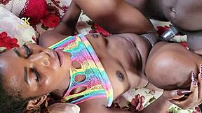 Slim Babe Shade's Tight Pussy Takes Crush's Intense First-Time Doggystyle Pound