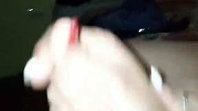 We watch porn then she massages my cock till explosive handjob cumshot finish