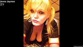 Curvy blonde milf jenna jaymes plays sexy big tits solo in shorts 1080p