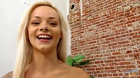 Elsa Jean's Intimate Casting Couch Interview Turns Handjob Tease
