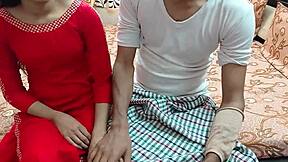 Uncle's thick black cock stretches tight Pakistani pussy wide