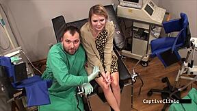 lesbian torment clinica of america olivia kassady backstage gaping braces