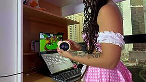 I Found Out My Boss's Dark Secret And Sucked Her Tattooed Husband's Cock Sloppy Deepthroat