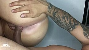 homemade story with eager new neighborhood slut