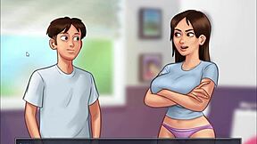 summertime saga jenny faces electro clit challenge in game