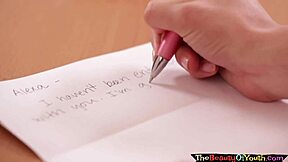 Pretty petite teen lesbians finger lick shaved pussies in hot 18+ crush play