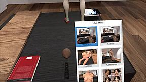 shaved brunette pussy hairless lets play and chill vr