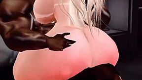 Damn, punish that thick white ass with my monster black cock in IMVU now!