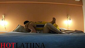 damn did i really pay rent with raw pussy creampie riding this bound latina mommy?