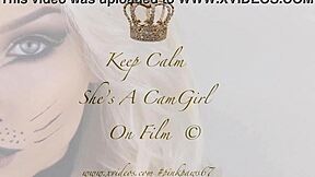 Girls streaming live action on webcam for viewers