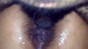 Amateur babe bends back for intense squirting fuck session in raw homemade action