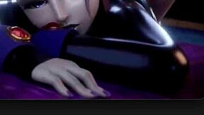 i can't stop fucking this thicc widowmaker halloween ass